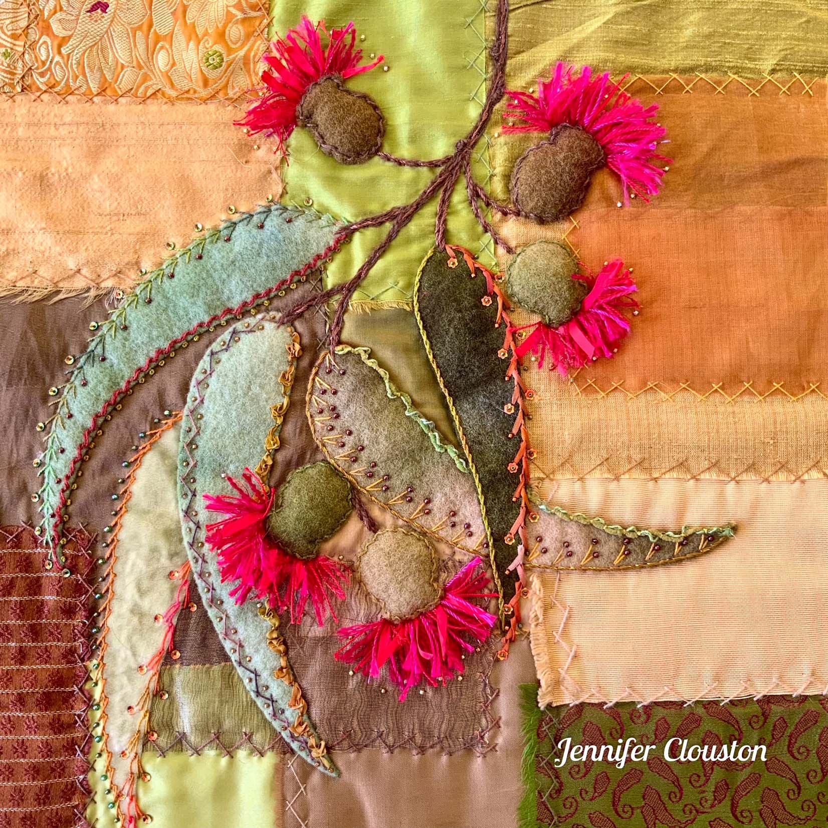 Textile Collage & Embroidery Retreat with Jennifer Coulston - May 26 - 28, 2023