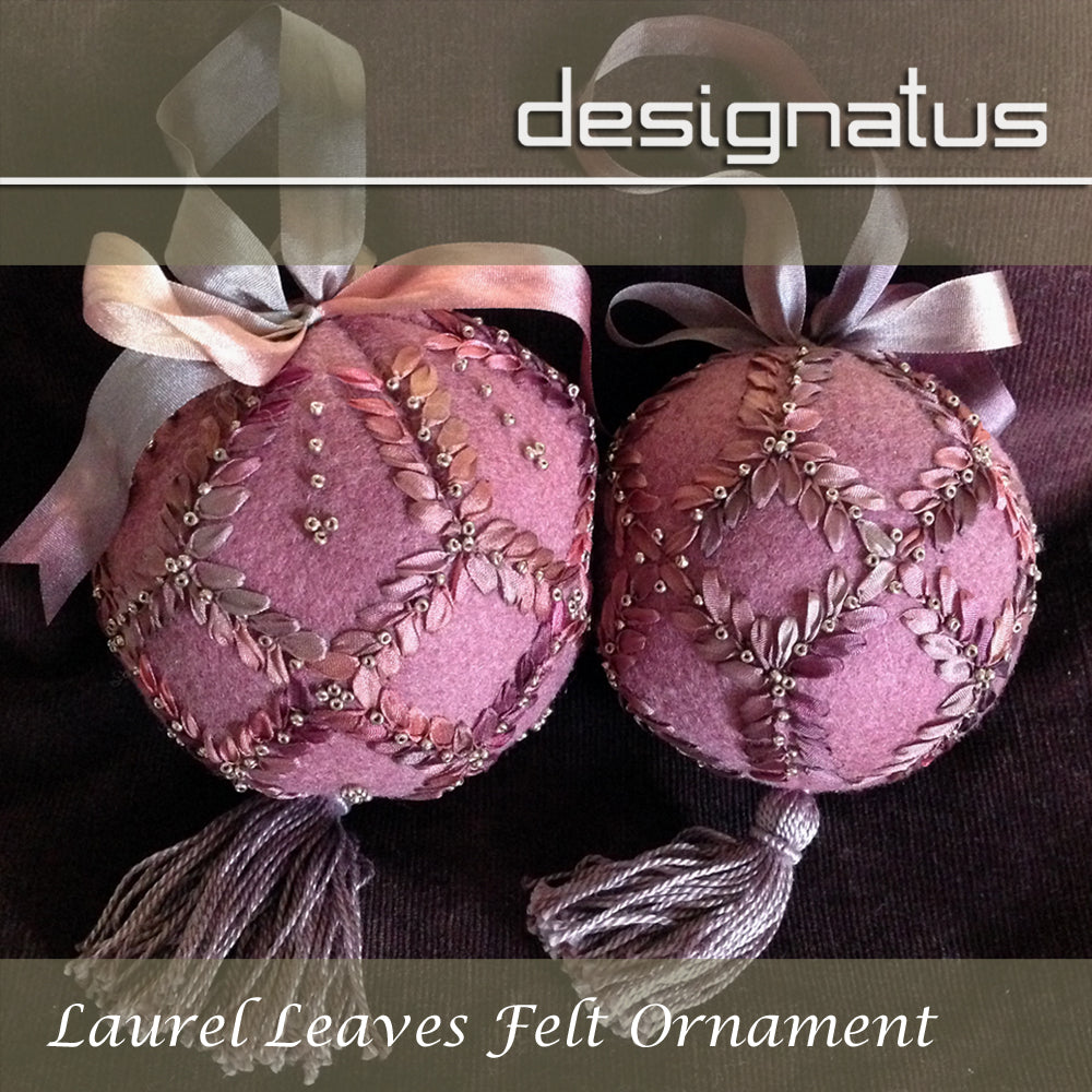 Designatus Designs | Laurel Leaves Felt Ornament