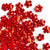 www.colourstreams.com.au Colour Streams Sequins Embellishments Costumes Mardi Gras Dancing Ballet Theatre Shows Drag Queen Embroidery Stitching Embellishments Bling  Flower 11mm Shiny Orange Red S249
