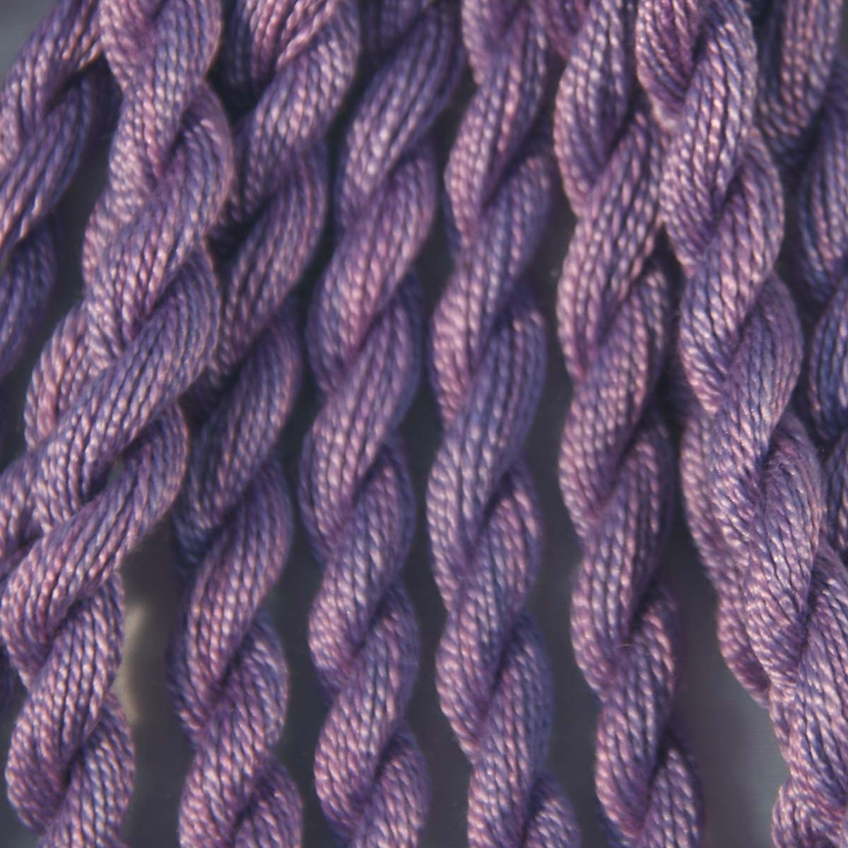www.colourstreams.com.au Colour Streams Hand Dyed Cotton Threads Cotto Strands Slow Stitch Embroidery Textile Arts Fibre DL 17 Jacaranda Purples