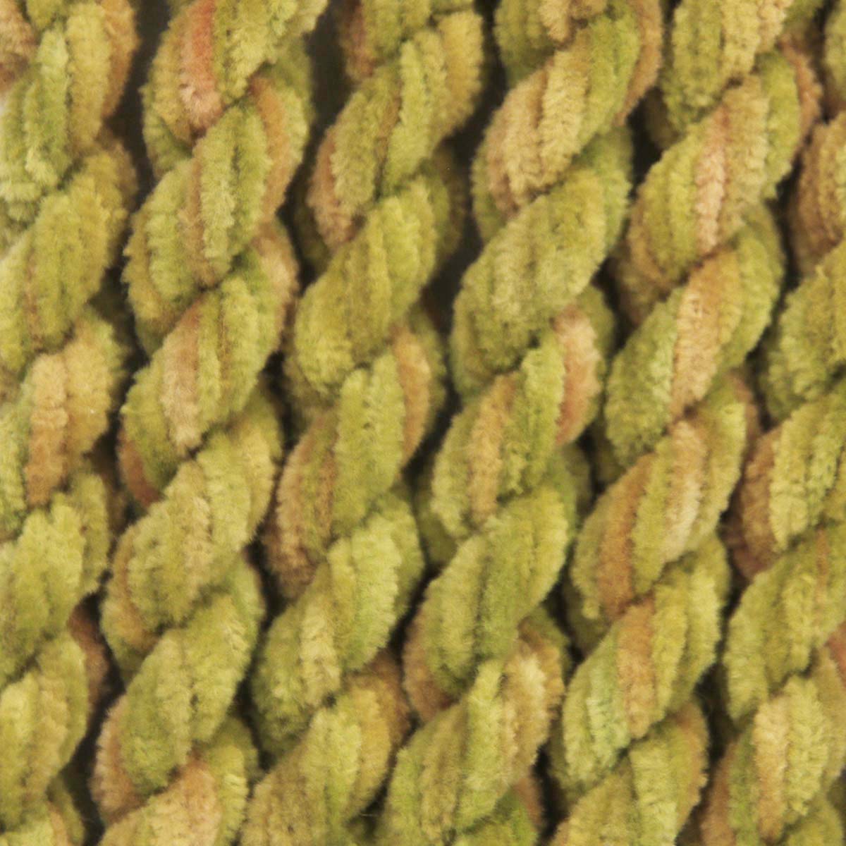 www.colourstreams.com.au Colour Streams Hand Dyed Chenille Threads Slow Stitch Embroidery Textile Arts Fibre DL 26 Tuscan Olive Golds Yellows