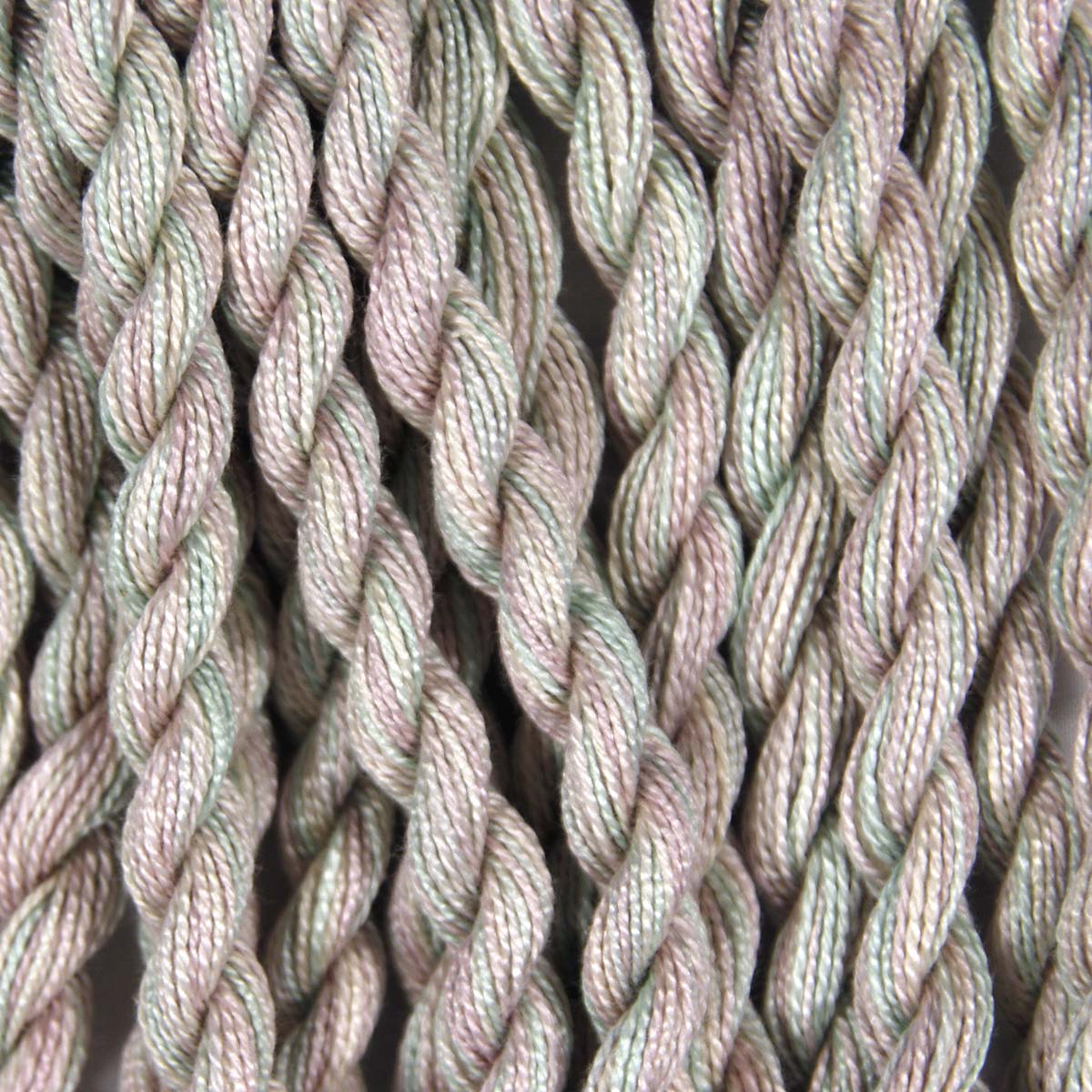 www.colourstreams.com.au Colour Streams Hand Dyed Cotton Threads Cotto Strands Slow Stitch Embroidery Textile Arts Fibre DL 44 Faded Rose Yellows Pinks Greens