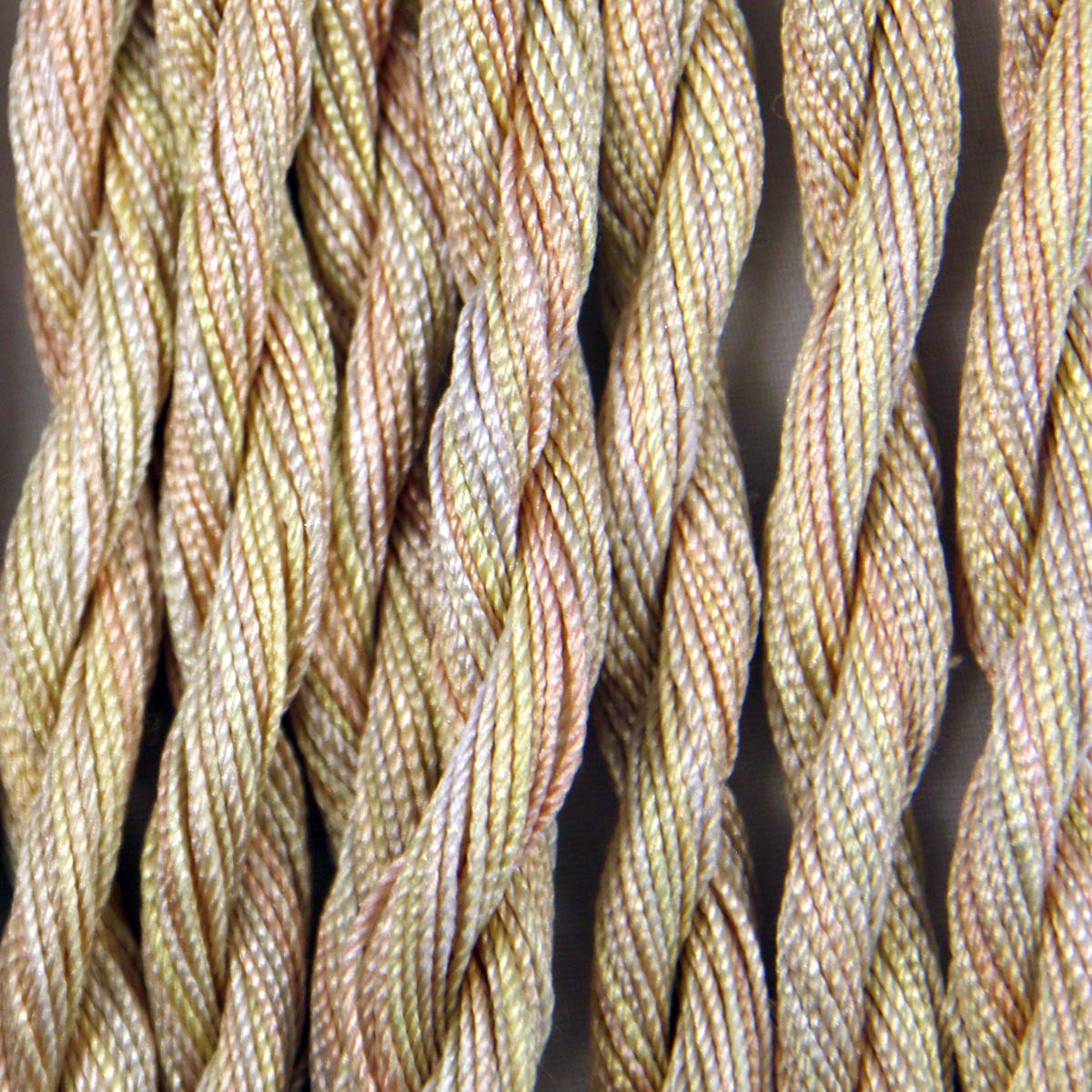 www.colourstreams.com.au Colour Streams Hand Dyed Silk Threads Silken Strands Ophir Exotic Lights Aurora Slow Stitch Embroidery Textile Arts Fibre DL 6 Harvest Oranges Creams Neutrals
