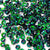 www.colourstreams.com.au Colour Streams Sequins Embellishments Costumes Mardi Gras Dancing Ballet Theatre Shows Drag Queen Bling S151 Cup Circle Muted Dartk Green Lights Reflective Iridescent 3mm 