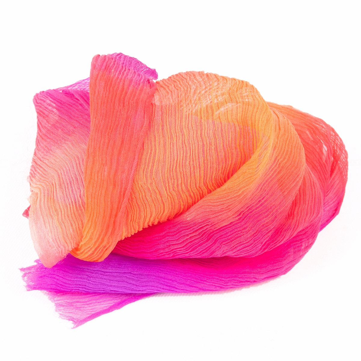 www.colourstreams.com.au Colour Streams Hand Dyed Crinkle Silk Chiffon Carnivale 28