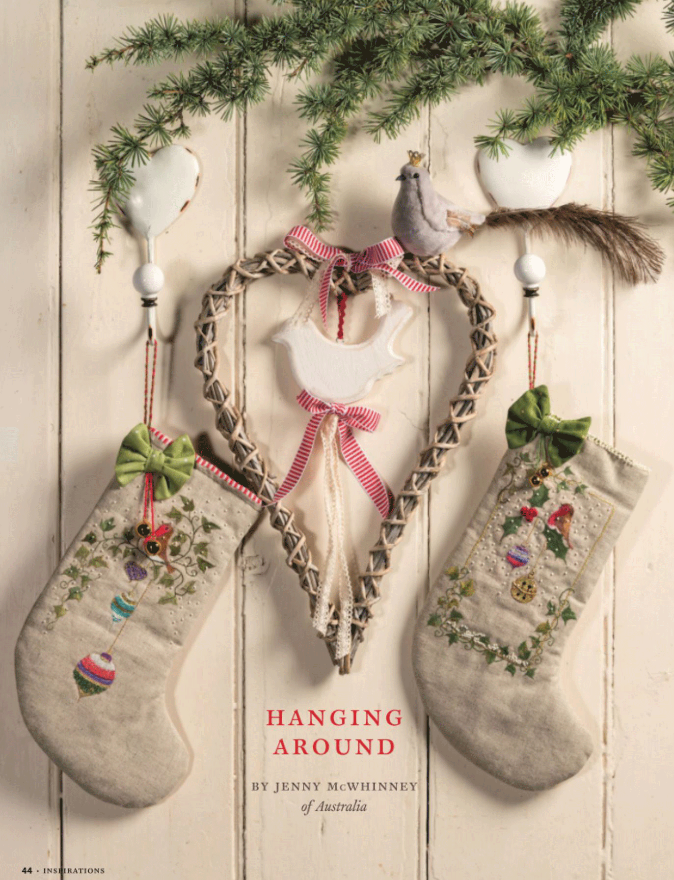 Colour Streams Jenny McWhinney Hanging Around Christmas Stockings Inspirations