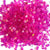 Sequins - Flat - Circle - 3mm - Opaque Cerise with Multi Lights (S14)