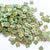  www.colourstreams.com.au Colour Streams Sequins Embellishments Stitching Embroidery Costumes Mardi Gras Dancing Ballet Theatre Shows Drag Queen Bling Costuming Embellishments Paillettes couture millinary USA Australia America NZ Canada Iridescent Luminous Textured Sequins Square 7mm Green with Gold Lights S164