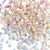 www.colourstreams.com.au Colour Streams Stitching Embellishments Embroidery Costuming Couture Paillettes Millinery Sequins 2mm Pale Pink with Mauve and Pale Blue Lights S168