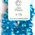 www.colourstreams.com.au Colour Streams Sequins Embellishments Stitching Embroidery Textile Arts Costumes Mardi Gras Dancing Ballet Theatre Shows Drag Queen Bling Reflecti ve Iridescent 6mm Flower Bright Blue S173