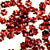 www.colourstreams.com.au Colour Streams Sequins Embellishments Costumes Mardi Gras Dancing Ballet Theatre Shows Drag Queen Bling S193 Opaque Flower Shape Burgundy with Red Lights Iridescent Reflections 5mm