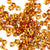 www.colourstreams.com.au Colour Streams Sequins Embellishments Costumes Mardi Gras Dancing Ballet Theatre Shows Drag Queen Bling S194 Opaque Flower Shape Bronze with Orange and Green Lights Iridescent Reflections 5mm