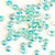 www.colourstreams.com.au Colour Streams Sequins Embellishments Costumes Mardi Gras Dancing Ballet Theatre Shows Drag Queen Bling Flower Shape Pale Blue Aqua Gold Lights Iridescent Reflections Shiny 5mm S196