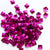 www.colourstreams.com.au Colour Streams Sequins Embellishments Costumes Mardi Gras Dancing Ballet Theatre Shows Drag Queen Australia Canada USA NZ Bling Magenta Pink Pyramid Shaped Square  with 2 Holes S211 7mm 