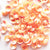 www.colourstreams.com.au Colour Streams Sequins Embellishing Costuming Jewellry Embroidery Stitching Mardi Gras Dancing Ballet Theatre Shows Drag Queen Bling Cup Circle Shape Reflective Iridescent Shiny Apricot Pink 7mm S252