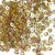 www.colourstreams.com.au Colour Streams Sequins Embellishments Stitching Costuming Embroidery Flat 3mm Pale Gold Multi Lights Circle S256