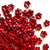 www.colourstreams.com.au Colour Streams Sequins Embellishments Costumes Mardi Gras Dancing Ballet Theatre Shows Drag Queen Australia NZ Canada USA Embroidery Stitching Embellishments Bling  Flower 11mm Shiny Deep Red S261