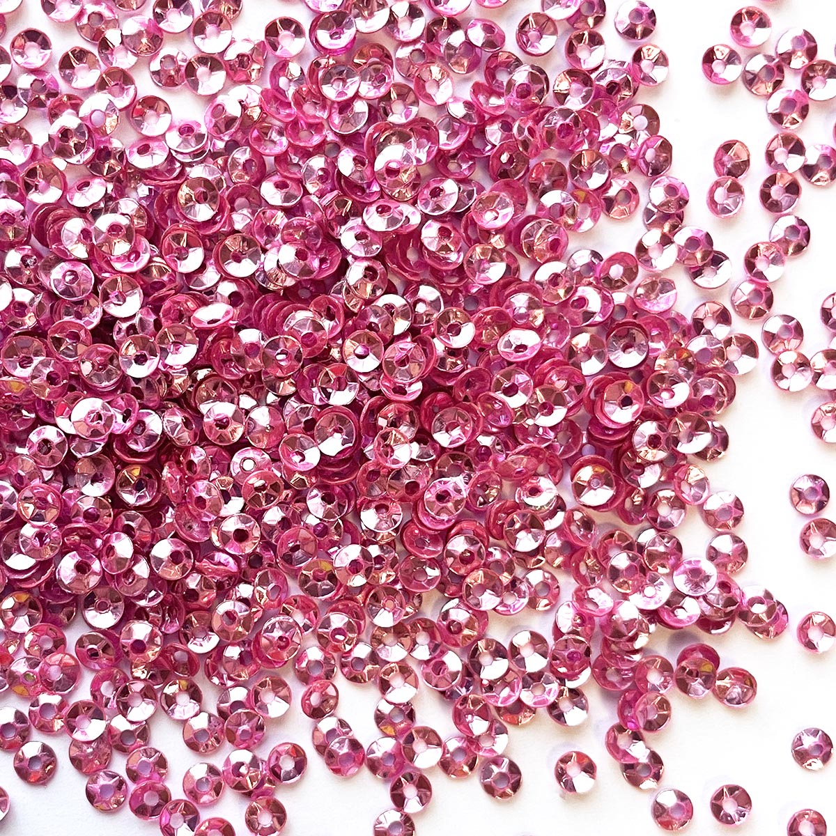 www.colourstreams.com.au Colour Streams Sequins Embellishments Costumes Mardi Gras Dancing Ballet Theatre Shows Drag Queen Bling Pailletes Millinary S277 Cup Circle Shape Pink 3mm