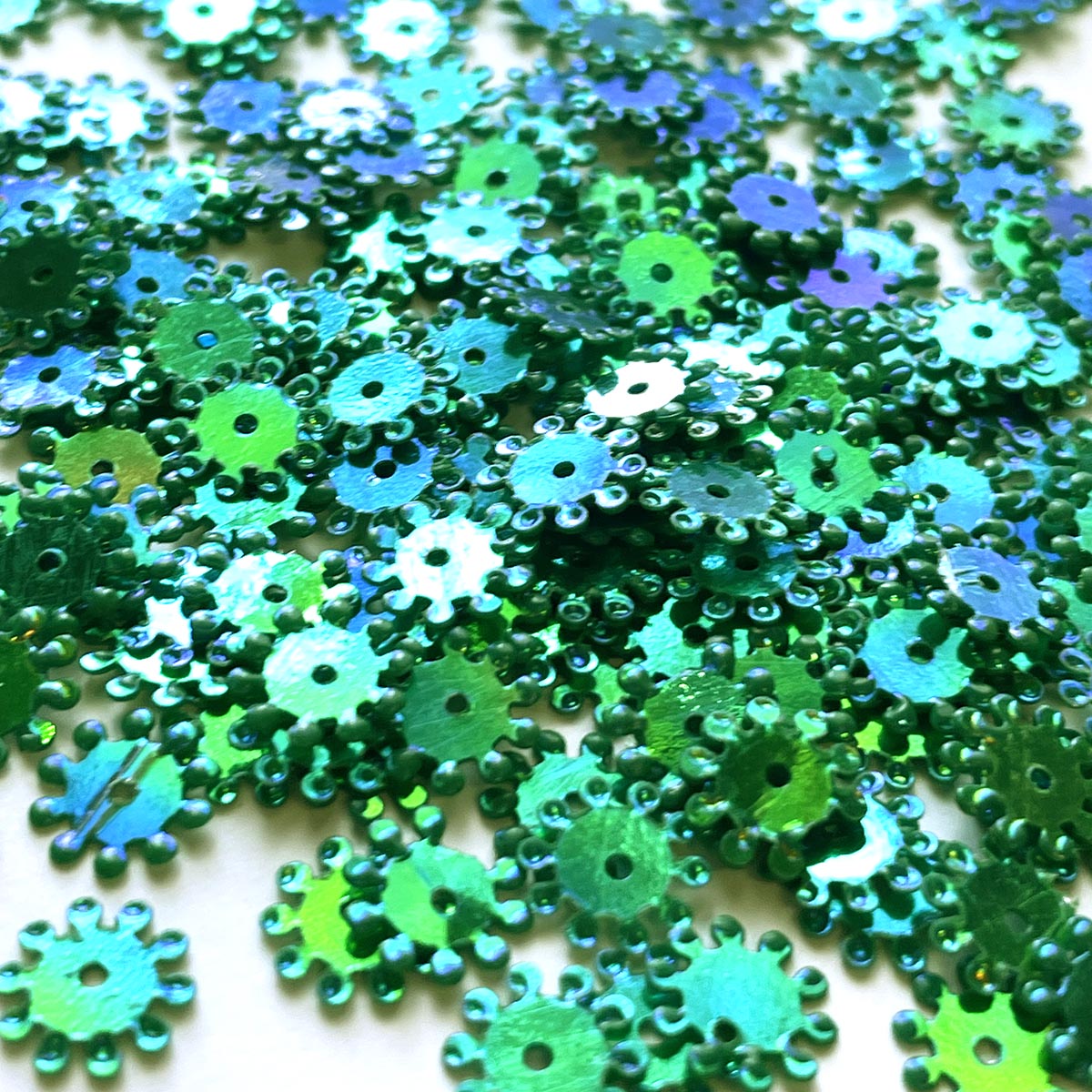 www.colourstreams.com.au Colour Streams Sequins Embellishments Costumes Mardi Gras Dancing Ballet Theatre Shows Drag Queen Bling Iridescent Sparkle Reflective Bright Green Blue Lights S277 