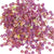 www.colourstreams.com.au Colour Streams Sequins Embellishments Costumes Mardi Gras Dancing Ballet Theatre Shows Drag Queen Bling S105 Flat Circle Shape Iridescent Pink Multi Lights Pinks Mauves Shape Reflective Shiny 3mm