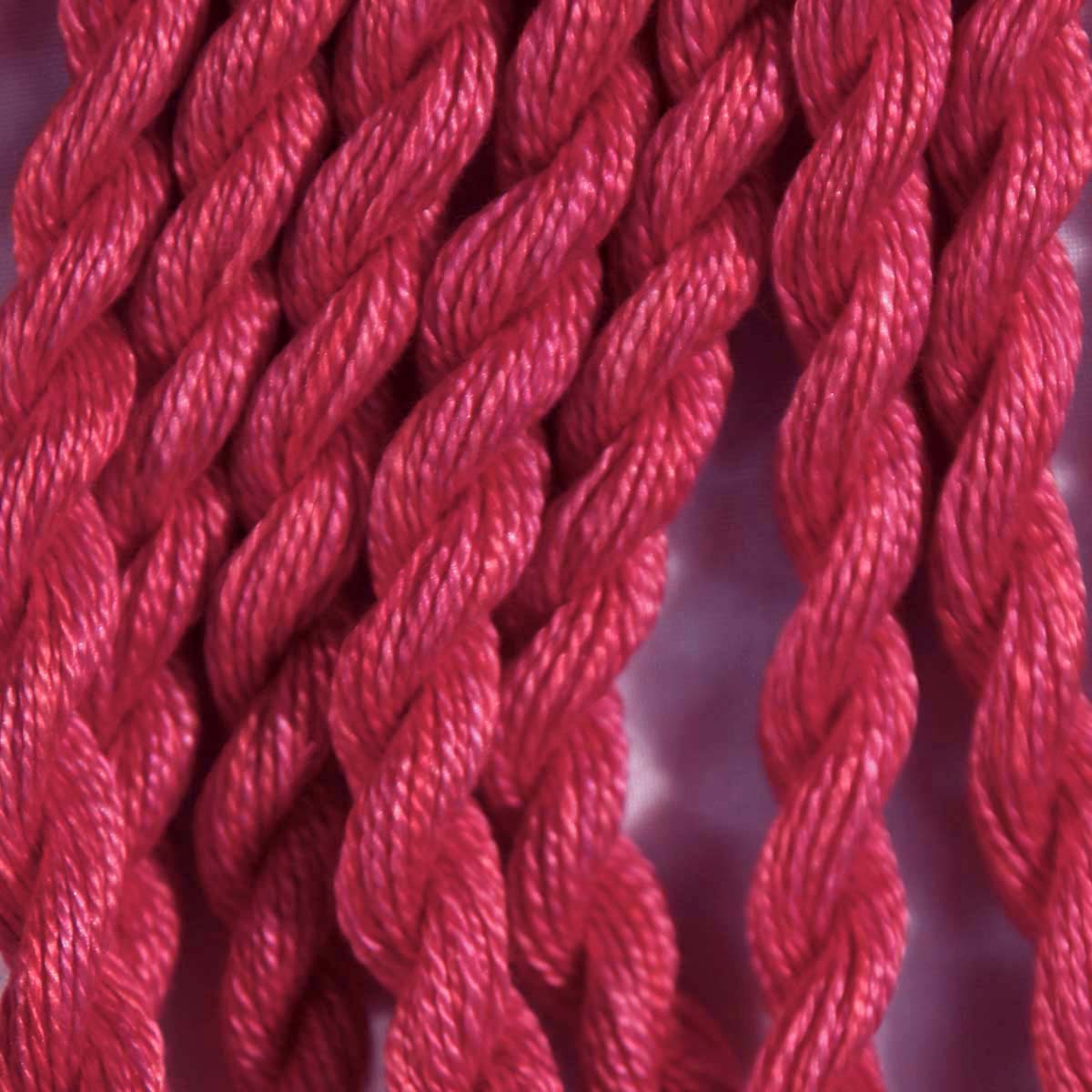 Colour Streams www.colourstreams.com.au Hand Dyed Cotton Threads Cotto Strands Slow Stitch Embroidery Textile Arts Fibre DL 27 Poppy Reds