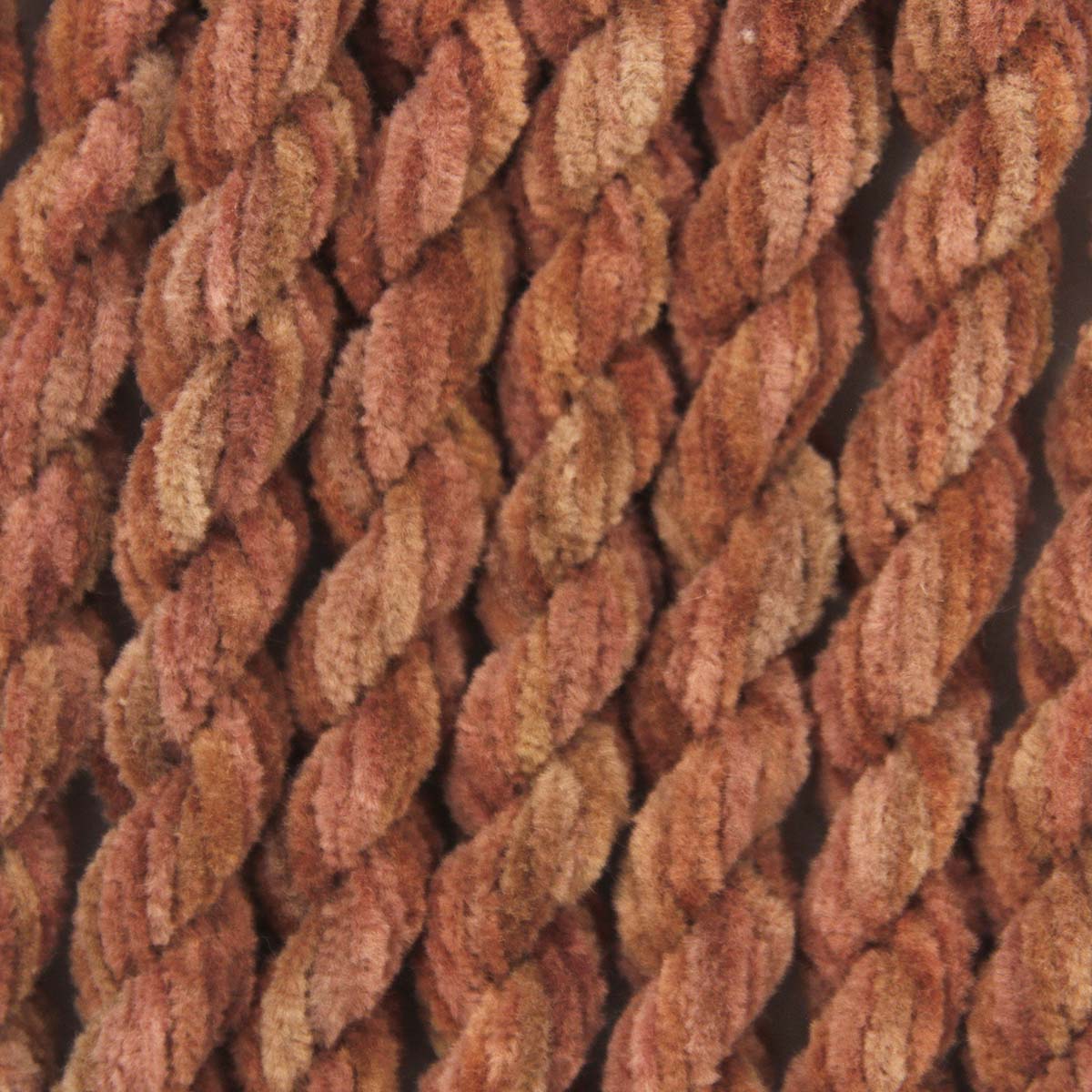 www.colourstreams.com.au Colour Streams Hand Dyed Chenille Threads Slow Stitch Embroidery Textile Arts Fibre DL 29 Russet Browns