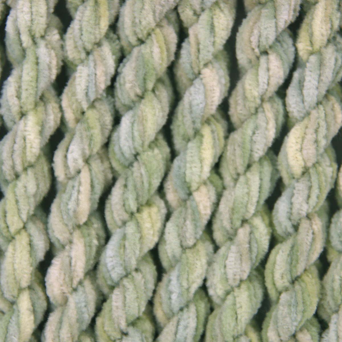 www.colourstreams.com.au Colour Streams Hand Dyed Chenille Threads Slow Stitch Embroidery Textile Arts Fibre DL 36 Salt Bush Greens