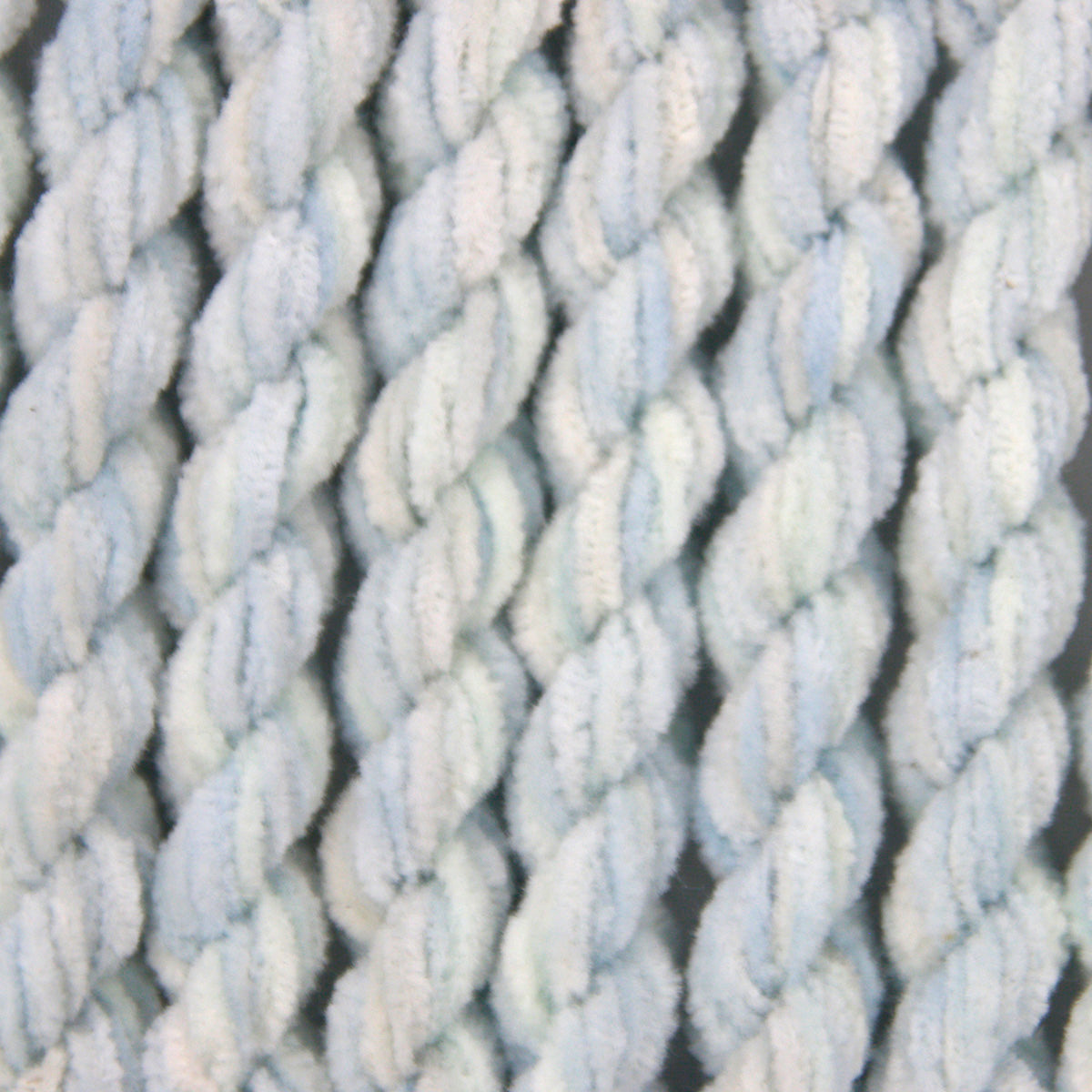 www.colourstreams.com.au Colour Streams Hand Dyed Chenille Threads Slow Stitch Embroidery Textile Arts Fibre DL 39 Sea Mist Blues