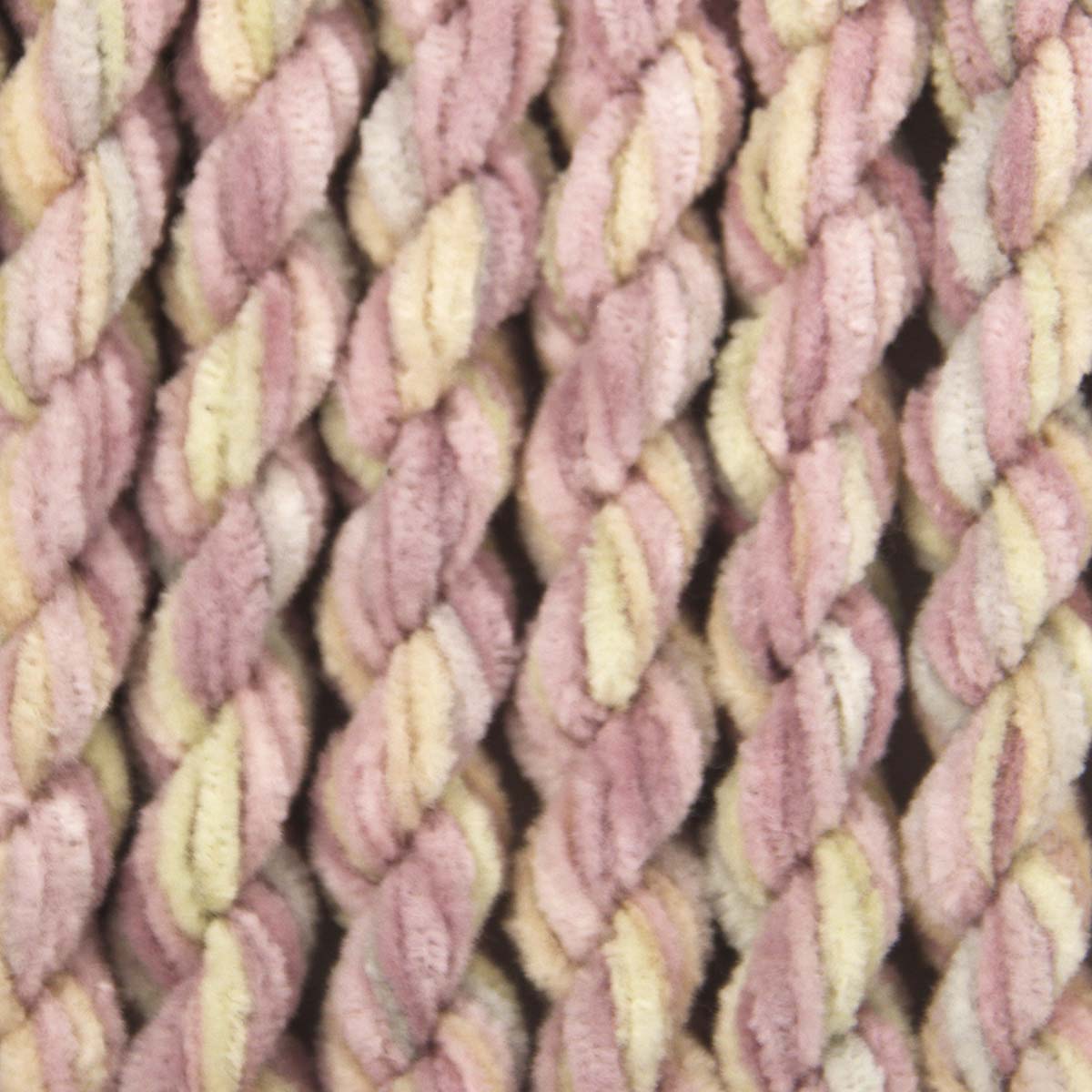 www.colourstreams.com.au Colour Streams Hand Dyed Chenille Threads Slow Stitch Embroidery Textile Arts Fibre DL 44 Faded Rose