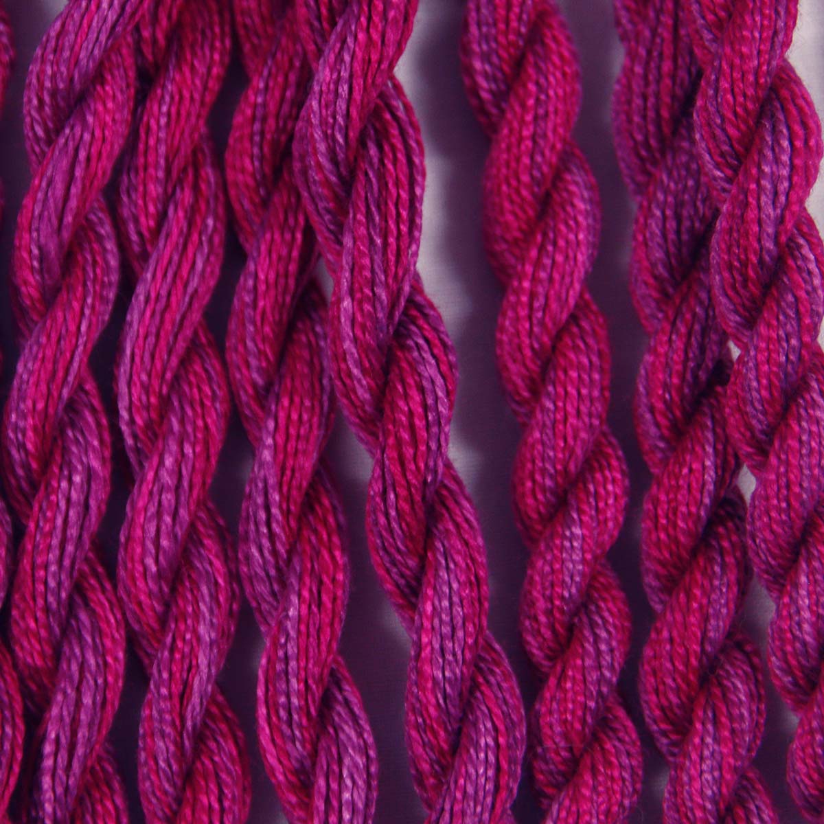 www.colourstreams.com.au Colour Streams Hand Dyed Swww.colourstreams.com.au Colour Streams Hand Dyed Cotton Threads Cotto Strands Slow Stitch Embroidery Textile Arts Fibre DL 54 Lipstick Pinks Purples