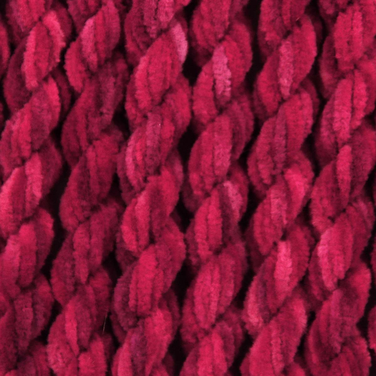 www.colourstreams.com.au Colour Streams Hand Dyed Chenille Threads Slow Stitch Embroidery Textile Arts Fibre DL 63 Cherry Kiss Reds Purples