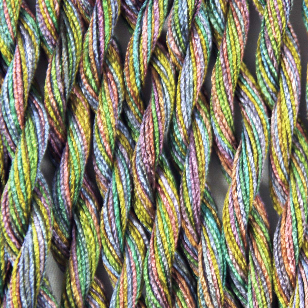 www.colourstreams.com.au Colour Streams Hand Dyed Silk Threads Silken Strands Ophir Exotic Lights Aurora Slow Stitch Embroidery Textile Arts Fibre DL 34 Purples Greens Blues Pinks Golds