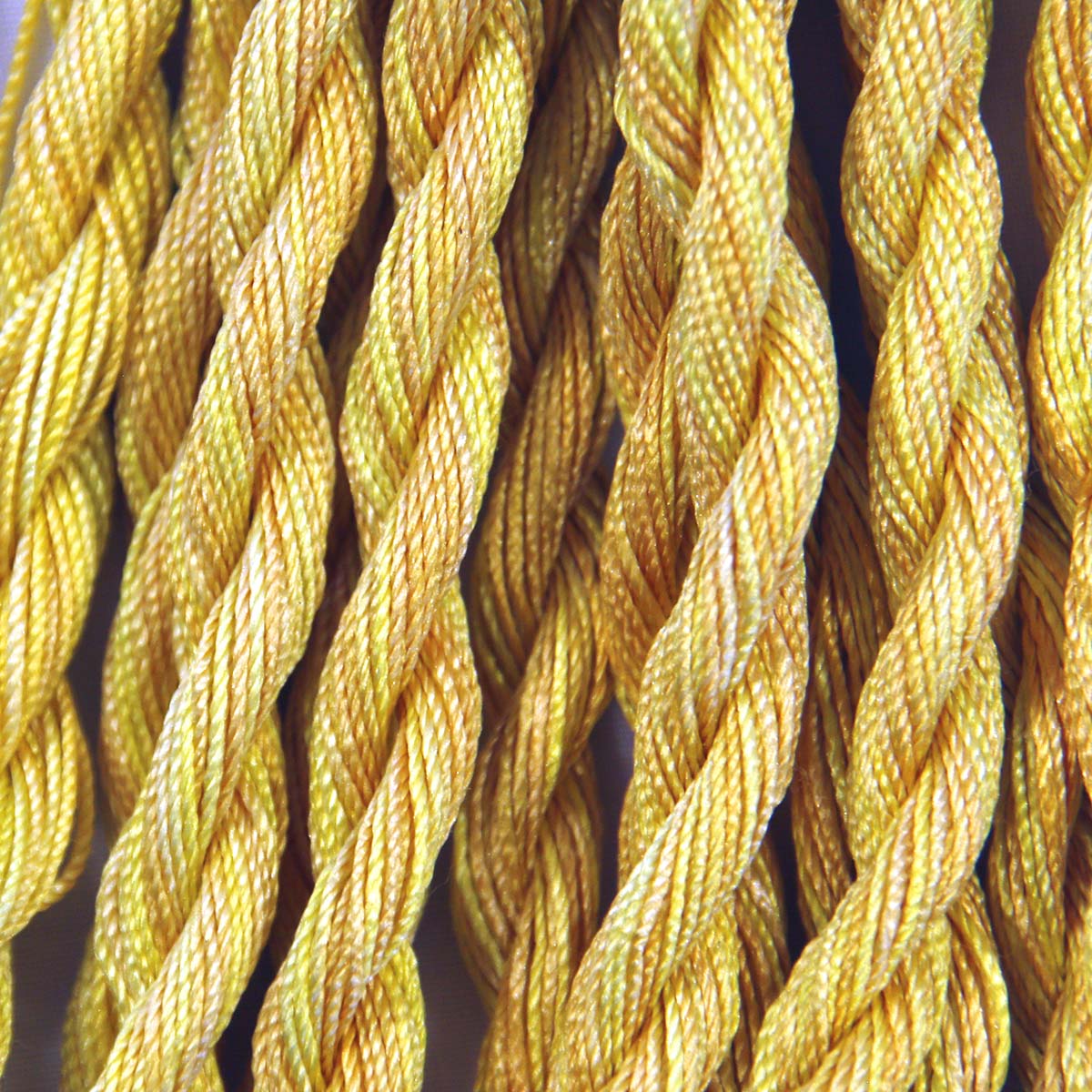 Straw Raft String Thread Threads - Hand-Dyed Silk - Straw DL 4 - Colour Streams