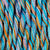 www.colourstreams.com.au Colour Streams Hand Dyed Silk Threads Silken Strands Ophir Exotic Lights Aurora Slow Stitch Embroidery Textile Arts Fibre DL  64 Blues Oranges Pinks