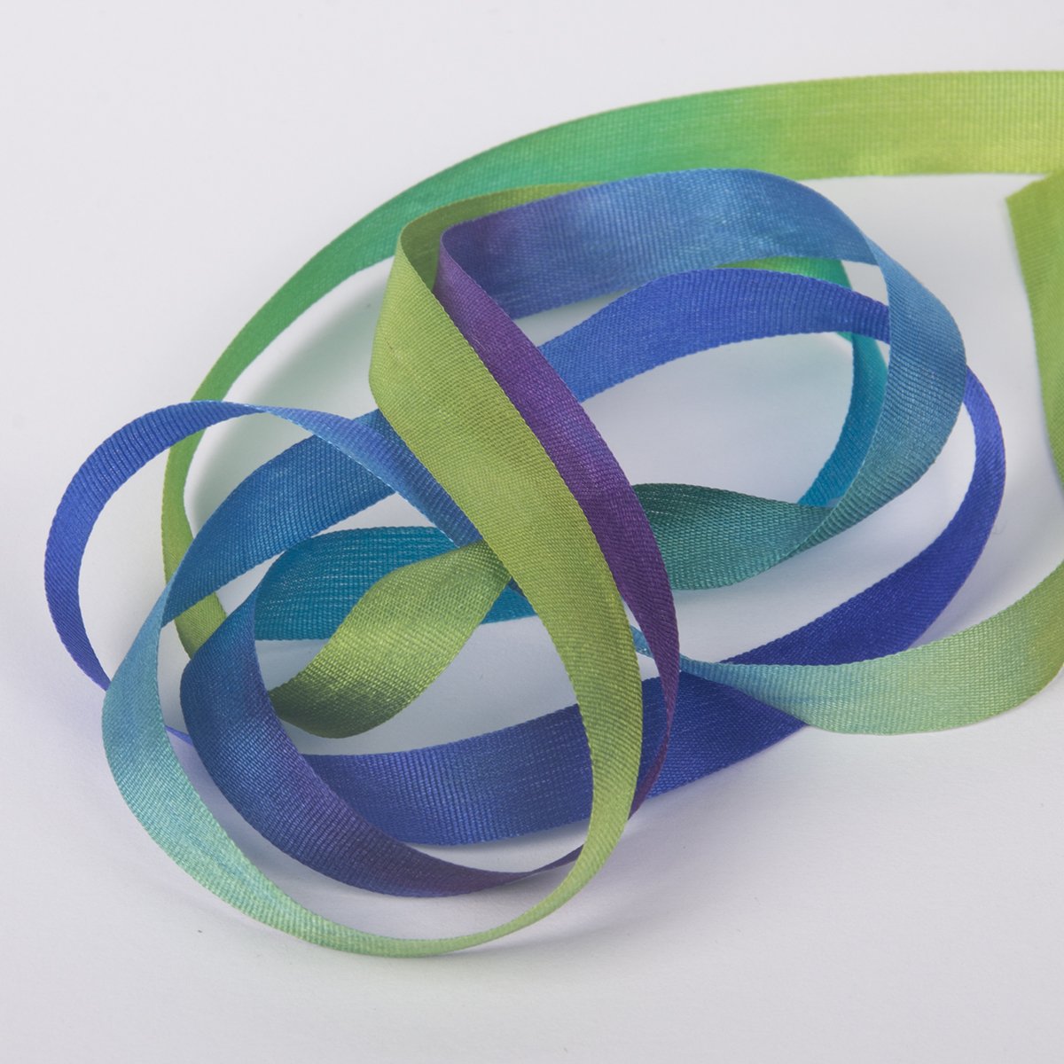 Colour Streams Hand Dyed Silk Ribbons Monet DL 14