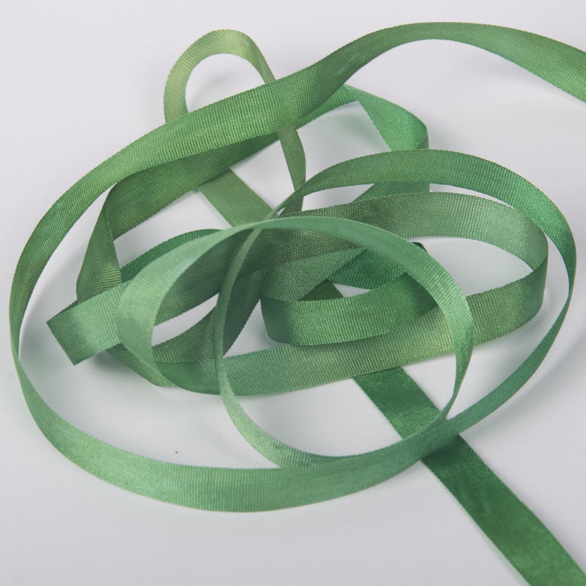 Colour Streams Hand Dyed Silk Ribbons Verde DL 19