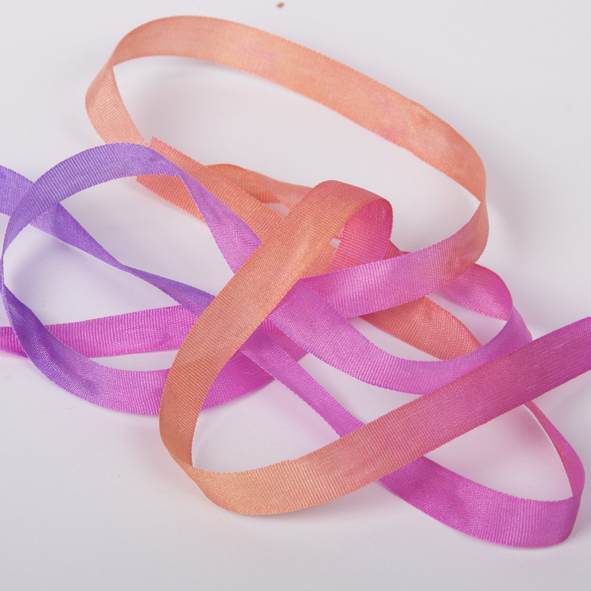 Colour Streams Hand Dyed Silk Ribbons Carnivale DL 28