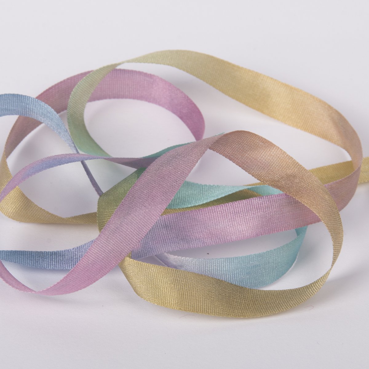 Colour Streams Hand Dyed Silk Ribbons Arabian Nights  DL 34