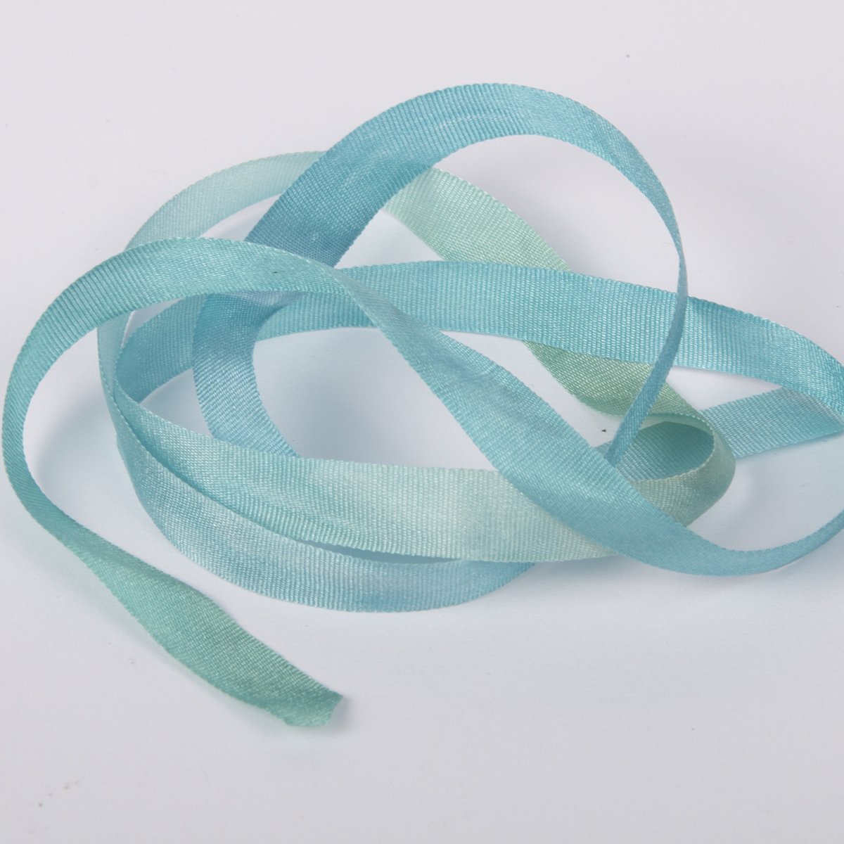 Colour Streams Hand Dyed Silk Ribbons Evensong DL 45