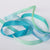 Colour Streams Hand Dyed Silk Ribbons Blue Lagoon DL 60