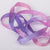 Colour Streams Hand Dyed Silk Ribbons Fuschia DL 7