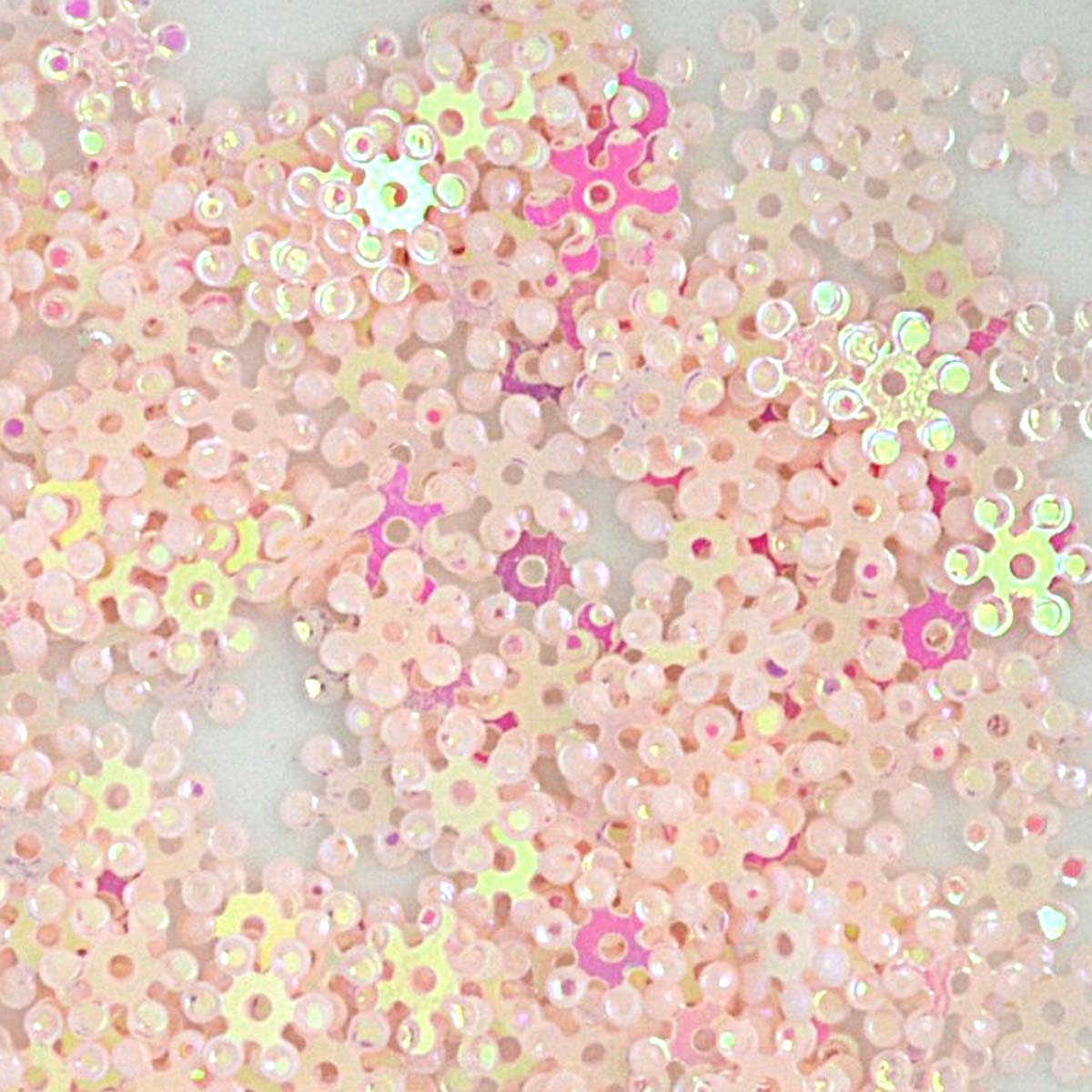 Dark Pink Snowflake Sequins 13 mm – Mai Materials