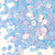 www.colourstreams.com.au Colour Streams Sequins Embellishments Costumes Mardi Gras Dancing Ballet Theatre Shows Drag Queen Bling S125 Flat Circle Pale Pink Blue Lights Reflective 3mm 