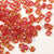 www.colourstreams.com.au Colour Streams Sequins Embellishments Costumes Mardi Gras Dancing Ballet Theatre Shows Drag Queen Bling S142 Flower Pale Red Gold Lights Reflective Iridescent 7mm 