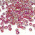 www.colourstreams.com.au Colour Streams Sequins Embellishments Costumes Mardi Gras Dancing Ballet Theatre Shows Drag Queen Bling S144 Flower Pink Gold Lights Iridescent Reflective 7mm 