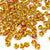 www.colourstreams.com.au Colour Streams Sequins Embellishments Costumes Mardi Gras Dancing Ballet Theatre Shows Drag Queen Bling S152 Flower Red Gold Lights Iridescent Reflective Golds Reds 6mm 