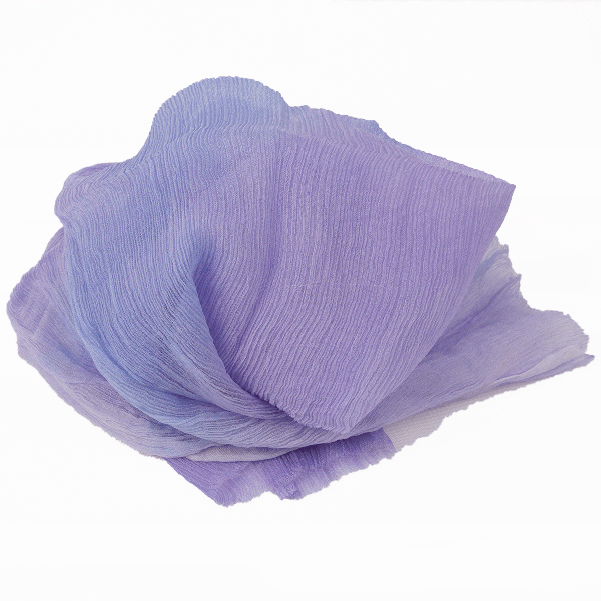 www.colourstreams.com.au Colour Streams Hand Dyed Crinkle Silk Chiffon Wisteria 1
