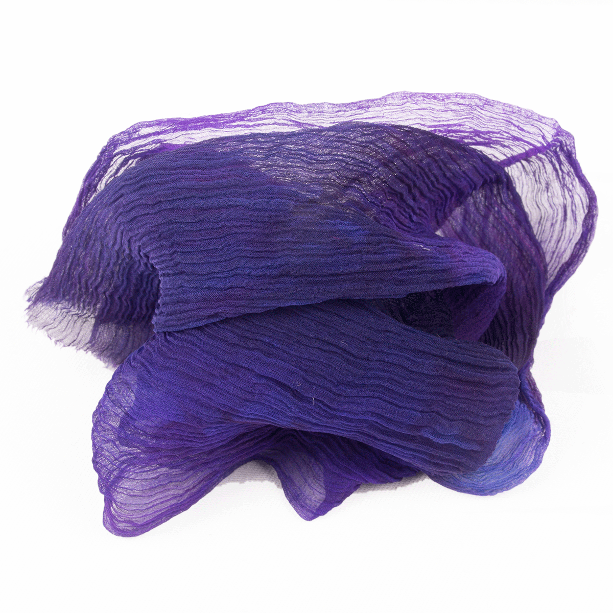 www.colourstreams.com.au Colour Streams Hand Dyed Crinkle Silk Chiffon Purple Genie 21