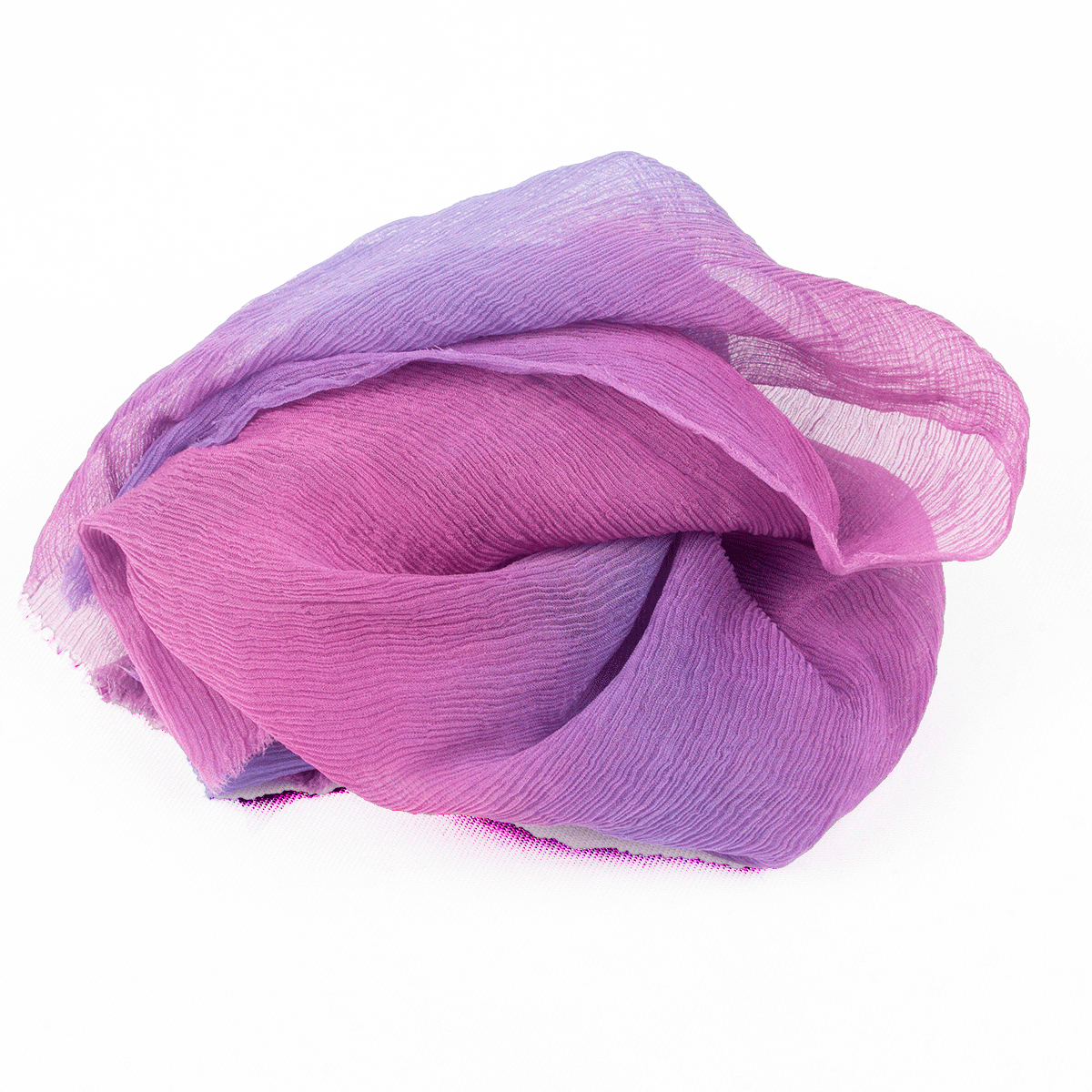www.colourstreams.com.au Colour Streams Hand Dyed Crinkle Silk Chiffon Plum 24