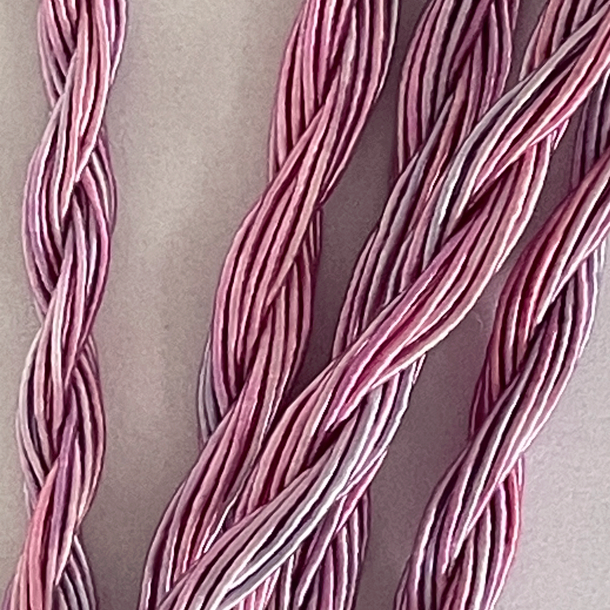 www.colourstreams.com.au Colour Streams Gimp DL 3 Musk Rose Pinks Purples Hand Dyed